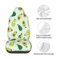 thumbnail image 4 of Wukai Cartoon Fruit Full Set Car Seat Covers with Soft Padding Universal Auto Front Seats Protector and Cushion Mat, 4 of 5