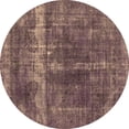thumbnail image 1 of Ahgly Company Indoor Round Oriental Brown Industrial Area Rugs, 7' Round, 1 of 4