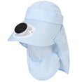 thumbnail image 3 of jiaxiM Solar Fan Hat for Men and Women Wide Brim Sun Hat with Solars Fan Usb Charging Adjustable Speeds Fishing Hat Baseball Cap Sun Visors for Women Golf for Outdoor Fishing, Hiking Gardening, 3 of 5