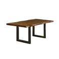 thumbnail image 2 of Hillsdale Furniture Emerson Wood Rectangle Dining Table Metal Base in Gray, 2 of 4