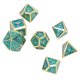 thumbnail image 3 of Dados de múltiples lados, 7 piezas de dados de metal de poliedros, dados de números de metal, dados de poliedros, tecnología de vanguardia, 3 of 8