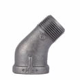 thumbnail image 1 of Plancha maleable negra 45 Degree Street Elbow B&K 43898, 1 of 1