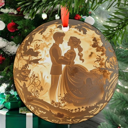 Romantic Christmas Ornament Christmas Decoration Gift Gift for Mom Romantic Valentine Decoration Celebration Hanging Decor Keepsake 2025