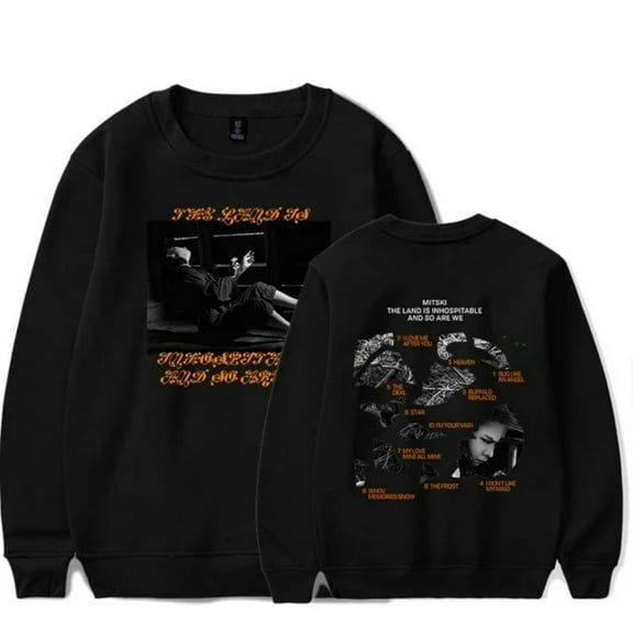 Mitski The Land Is Inhospitable and So Are We Album Long Sleeve Crewneck Sweatshirt Merch For Men/Women Hoodie Top