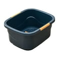 thumbnail image 2 of Cuenca de baño de pies Bañera de pie resistente Pedicura Ligera Multifuncional azul oscuro grande, 2 of 8