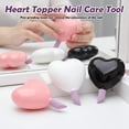 thumbnail image 2 of Nail Cuticle Pusher Tool, Heart Design Quartz Tip 45 Gentle Bevel, 2 of 7