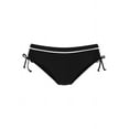 thumbnail image 5 of LASCANA Women's Two-Tone Side Tie Bikini Swimsuit Bottom Ruching, 5 of 6