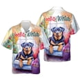 thumbnail image 3 of Watercolor Hello Winter Rottweiler Chill Christmas Welcome Hawaiian Shirt Breathable Summer Unisex Merch Rottie Dog Lover Gifts Idea - 00016, 3 of 6