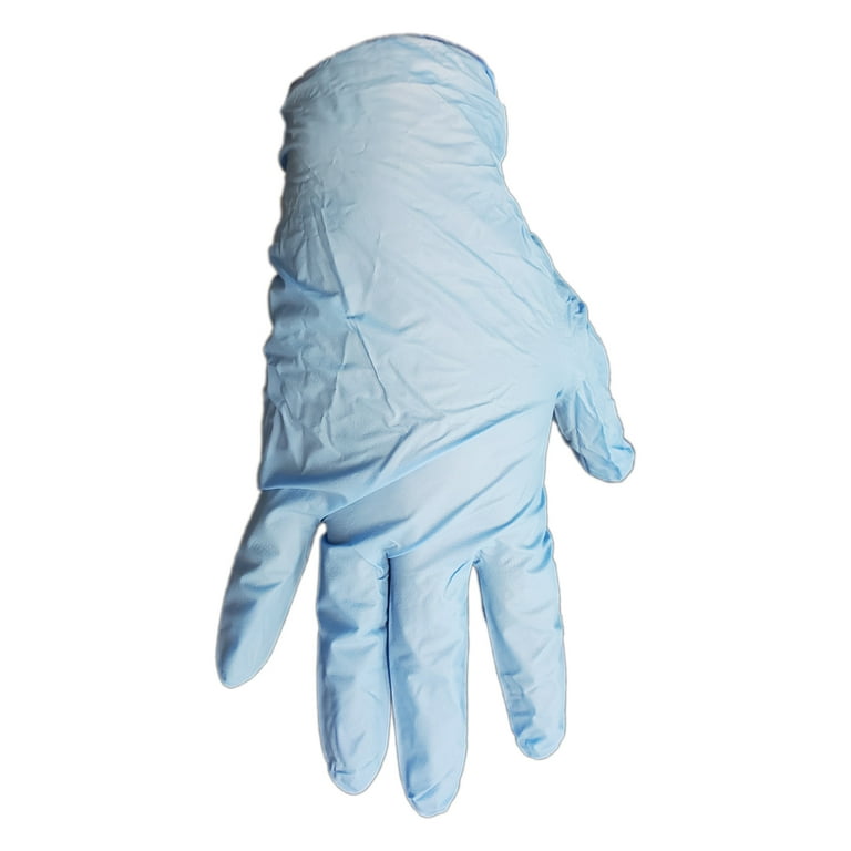 The Safety Zone 100-Count One Size Fits All Nitrile Disposable Cleaning  Gloves in the Cleaning Gloves department at