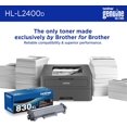 thumbnail image 3 of Imprimante Laser Monochrome Compacte Brother HLL2400D Reconditionnée avec Impression Recto Verso Gris, 3 of 3