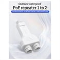 thumbnail image 4 of Extensor/Repetidor POE Impermeable de 100M 1 en 2 Salidas para Exteriores 30W de Alta Potencia Plug&Play para Interruptor PoE NVR Cámara IP AP, 4 of 5