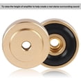 thumbnail image 6 of 4* Alloy Speaker Audio Isolation Feet Speaker Spike Pads with Non-Slip Rubber Rings for Audio,Speakers, Subwoofers, Home Theater, 6 of 9