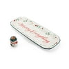 Pfaltzgraff® Winterberry Appetizer Tray and Snowman Toothpick Holder Set