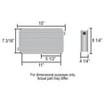 thumbnail image 2 of Derale 61178 11 Row Hi Flow Fluid Racing Cooler, 2 of 4