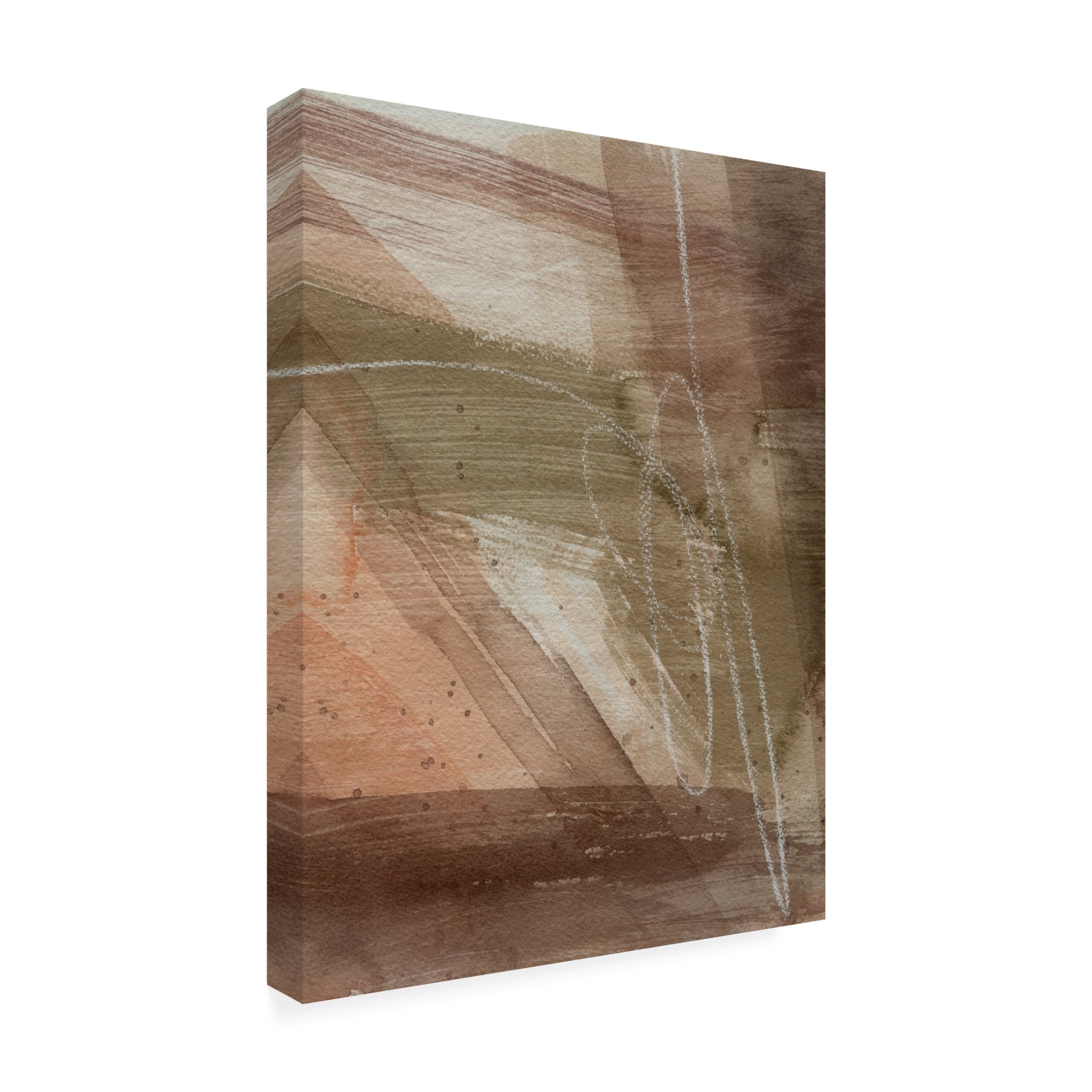 Trademark Fine Art Grace Popp  Peach on Earth II Canvas Wall Art