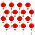 thumbnail image 2 of DUNCHATY 16 Pcs Red Chinese Hanging Lanterns for Wedding Decor, Lunar New Year 2026 & Spring Festival Party Indoor Outdoor Decorations, 2 of 8