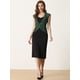 thumbnail image 4 of Cárdigan de Encaje sin Mangas para Mujer Cárdigan Blusa Elegante sin Mangas Verde oscuro XS, 4 of 6