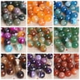 thumbnail image 2 of U8MO Round Natural Agate Stone Gemstone Loose Beads 4mm 6mm 8mm 10mm 12mm 14mm-Purple Lace Agate-8mm (30pcs), 2 of 8
