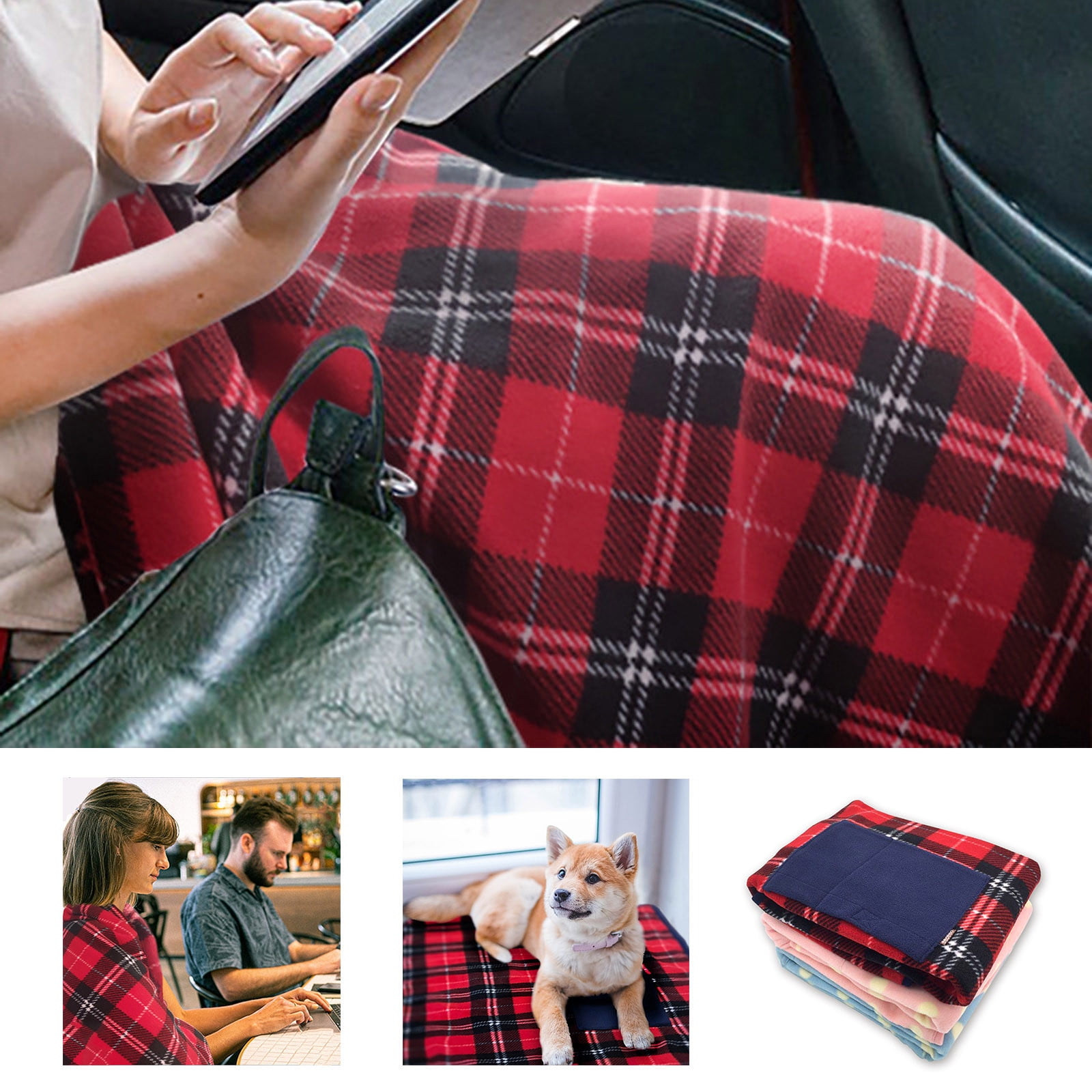 Mittory Electric Blanket Blanket Quilt Heating Winter Office Nap Single