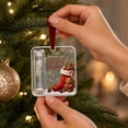 thumbnail image 4 of Christmas Cash Gift Ornament, Christmas Money Holder for Cash Gift, Christmas Tree Decoration, Funny Holiday Xmas Tree Hanging Ornaments Decor(1Pcs,Christmas Stocking Bear Gift Scene), 4 of 5