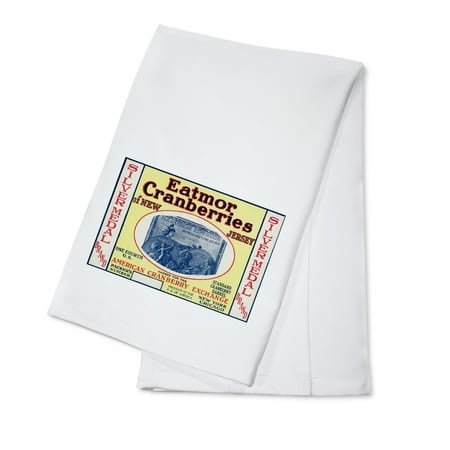 Silver Cranberry - Silver Medal Eatmor Cranberries Brand Label (100% Cotton Kitchen Towel)
