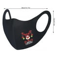 thumbnail image 3 of Ruiboury Christmas-Themed Cosplay Facial Mask Dustproof Elastic Ear Wearing Face Cover with Filter Type C B 1Set, 3 of 6