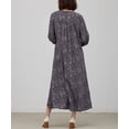 thumbnail image 4 of PLEAT SHOULDER PRINT MAXI DRESS, 4 of 7