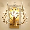 thumbnail image 5 of FETCOI Modern K9 Crystal Wall Lights Wall Sconce Creative Retro Fixtures for Bedroom Hallway, 5 of 7