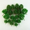 thumbnail image 2 of Ensemble de 20 Pcs d'Arbres Modèles à l'Échelle, Diorama de Train, Mise en Scène, Paysage de Parc, 5, 2 of 8