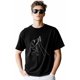 thumbnail image 4 of T-Shirts for Men, Dog and Hand Crew Neck Cotton T-Shirt Men's Short Sleeve Animal Focus, 4 of 8