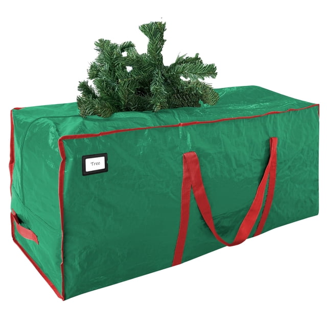 Bolsa de almacenamiento para árbol de Navidad Cosy Family, 2,3 m, color verde