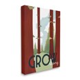 thumbnail image 3 of Stupell Industries Grow Strong Forest Trees Pines Landscape Motivational Phrase,30 x 40, Design by Daphne Polselli, 3 of 7