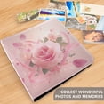 thumbnail image 5 of PU Leather Photo Album with Self-Adhesive Pages Scrapbook DIY Picture Holds 20+ Sheets Pink Rose Pattern, 5 of 9