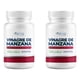 thumbnail image 1 of NAIMA Kit 2 Frascos de Vinagre de Manzana, 100 Cápsulas c/u | Suplemento Alimenticio 100% Puro y Natural | Apoyo Digestivo y Bienestar General | Sin Aditivos, 1 of 7
