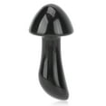 thumbnail image 1 of Piedras de masaje con forma de hongo, masaje Gua Sha, piedra raspadora de jade, relajante corporal, color negro, 1 of 14
