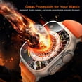 thumbnail image 2 of [4 Pack] Tempered Glass Screen Protector Compatible with Apple Watch Ultra 49mm, 9H Hardness Waterproof Anti-Scratch Bubble-Free, Film for iWatch Ultra Accessories, 2 of 5
