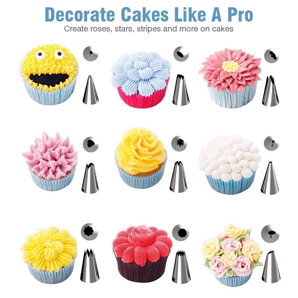 72 Piece Cake Decorating Supplies Sets With Icing Tips