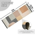 thumbnail image 5 of Yayeee Runner Rug for Bedroom 2'x6' Machine Washable Hallway Non Slip Mat, Abstract Shapes, 5 of 8