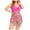 Hot Pink, variant on Summer Savings Clearance! Edvintorg Plus Size Swimsuit For Women Fashion Womens Tankini Swimsuits Tummy Control Swimwear Two Piece Bathing Suits With Boyshorts Swimdress