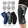 thumbnail image 2 of NIBOLOG Knee Pad High Elasticity Moisture Wicking Quick Dry EVA Anti-collision Non-slip Basketball Football Cycling Knee Compression Sleeve for Outdoor, 2 of 7