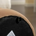 thumbnail image 6 of Wide Round futon Ottoman Footstool in Boucle Vanity seat for Living Room, Bedroom, Desk, 6 of 13