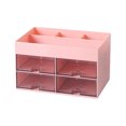 thumbnail image 1 of Billuyoard Caja de almacenamiento de plástico de gran capacidad para escritorio de oficina - Exquisito compartimento funcional artesanal Almacenamiento y organización del hogar Rosado, 1 of 6
