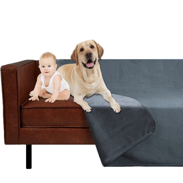 Manta de cama para mascotas Ameritex reversible 100% impermeable de terciopelo