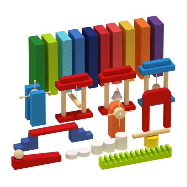 Juego de dominó para niños: construcción y apilamiento 1200 piezas