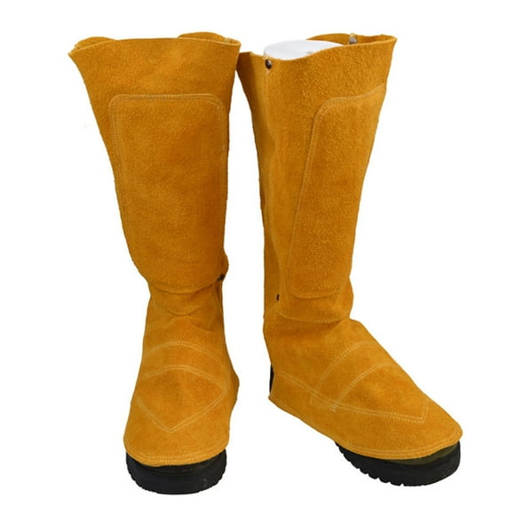 Wear-Resistant Heat-Insulating Foot Cover Cowhide Electric Welding Foot Guard