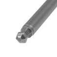 thumbnail image 3 of Unique Bargains 5 Pcs H4 (4mm) Ball End Screwdriver Bits, S2 Steel Magnetic 2.95 Inch Long Drill Bit w 1/4 Inch Hex Shank, 3 of 4