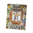 thumbnail image 2 of GUOOL Calendrier 2025 Calendrier Mural à Spirale Suspendu Portable Calendrier Mensuel Calendrier de Bureau pour Cadeau Appartement Restaurant Café Chambre Design Rétro Chat, 2 of 9