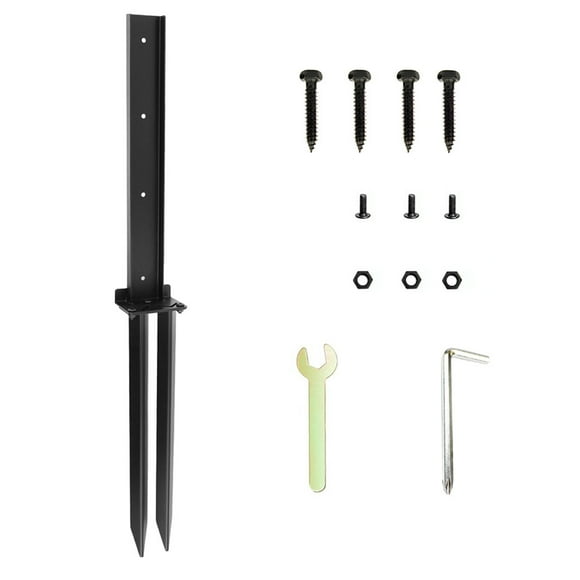 Justharion Fence Post Repair Kit Reinforces And Repairs Damaged Wood Post Fence Post