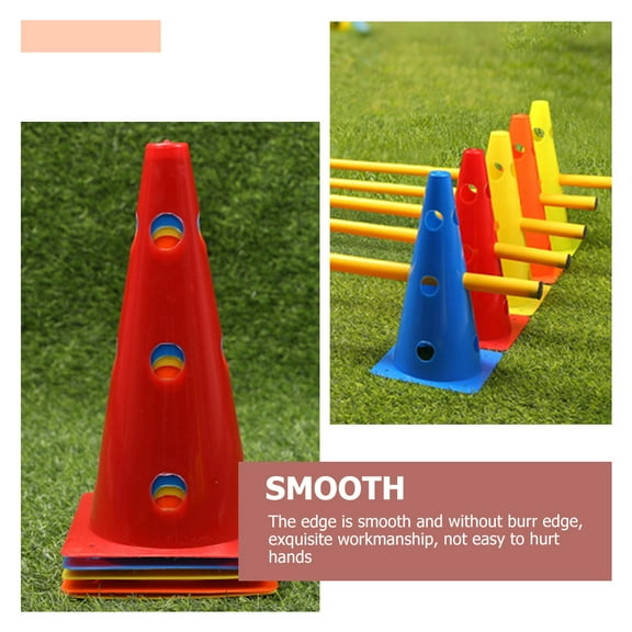 5Pcs Football Flexibility Training Obstacles Hollow Out Training Cones Marker Cones