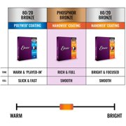 Elixir Strings - Acoustic Phosphor Bronze with NANOWEB Coating - Elixir Acoustic Guitar Strings - Light/Medium .012-.056 16077